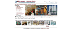 Desktop Screenshot of barrierlining.com